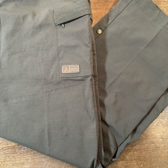 PrAna Men Zion Pant Cargo Khaki Tactical Belt Utility Performance 32/31 Roll Up - Picture 12 of 15